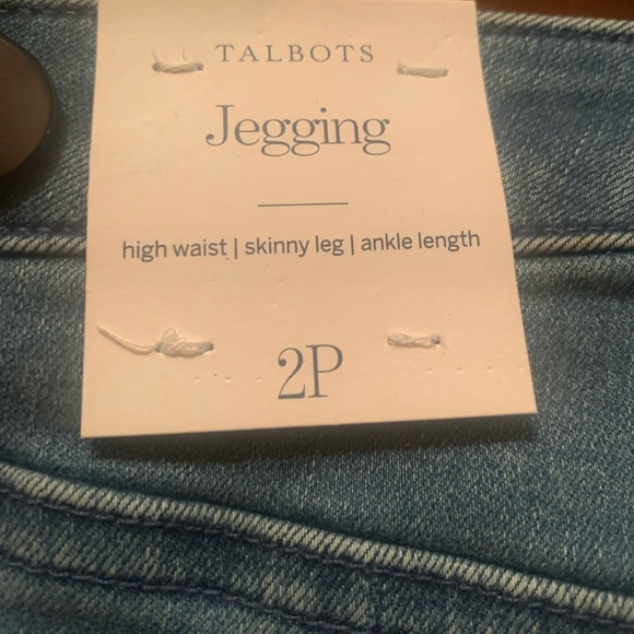 talbots flawless highrise jegging ankle jeans Size 2P Women’s NWT - Picture 8 of 10